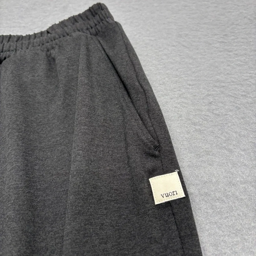 Vuori Boyfriend Cargo Jogger Womens Small Black Heather Dreamknit Sweatpants - Picture 4 of 12